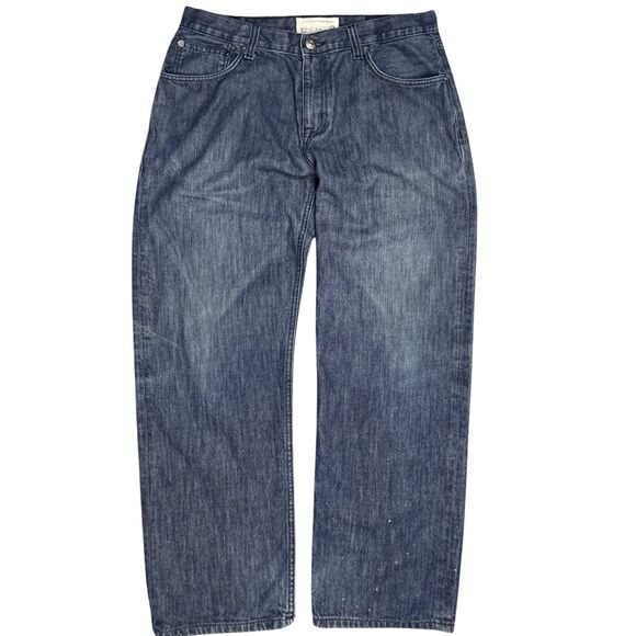 Ecko Unltd Jeans Mens Baggy Relaxed Denim 36x32* Blue Skater Y2K Retro Grunge - Picture 1 of 8